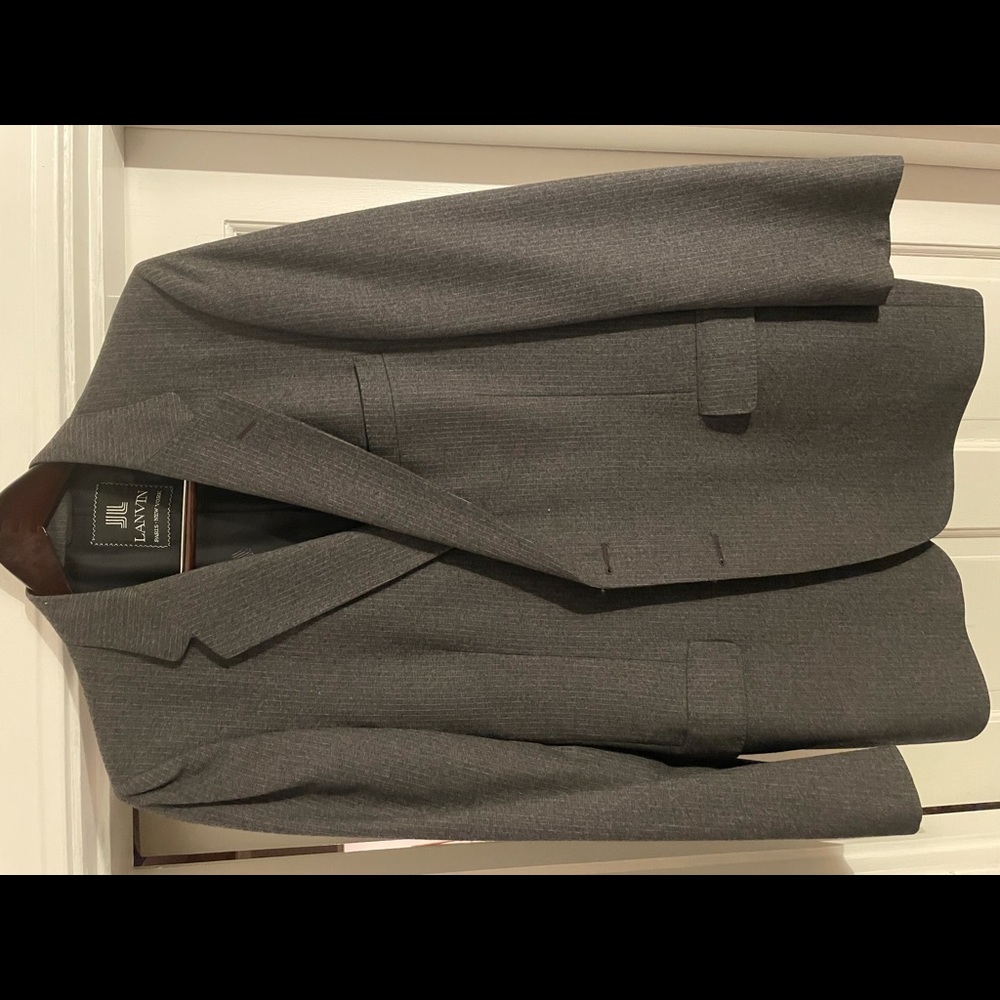 Beautiful striped grey Lanvin Sport Coat.